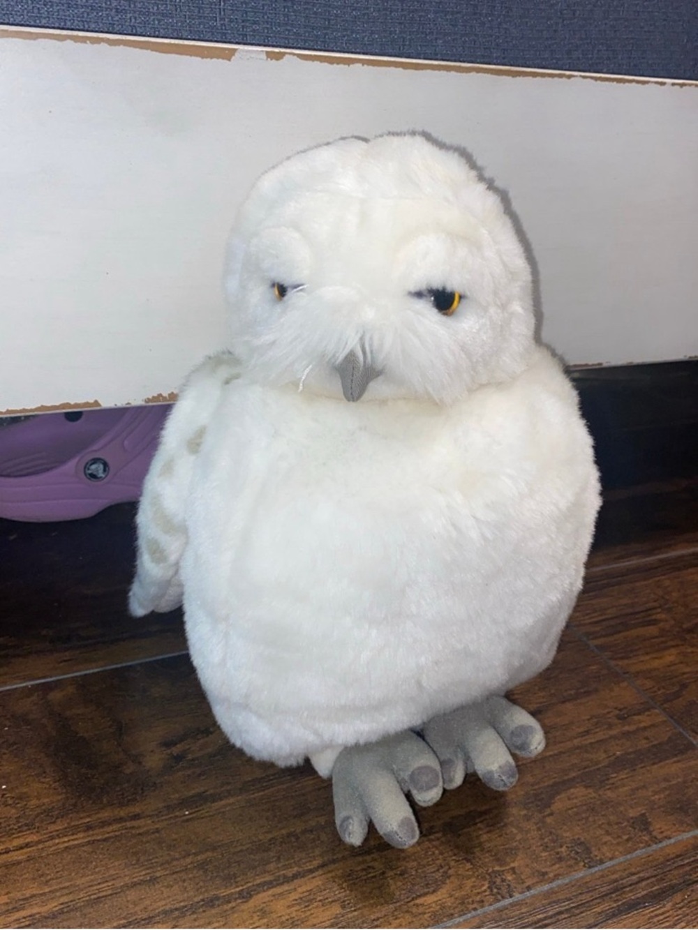 Cuddly White Snowy Owl Plush Toy – Soft Arctic Stuffed Animal